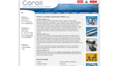 Desktop Screenshot of coroll.cz