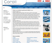 Tablet Screenshot of coroll.cz